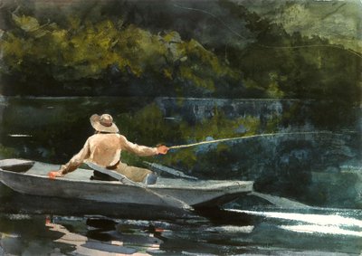Casting, Number Two by Winslow Homer